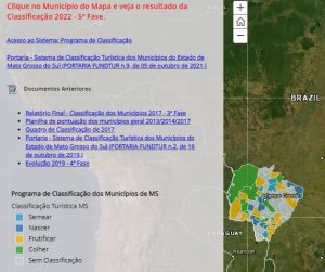 Bonito se destaca e é o município melhor pontuado no Programa de Classificação Turística da Fundtur Bonito se destaca e é o município melhor pontuado no Programa de Classificação Turística da Fundtur